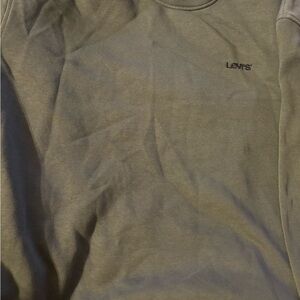 Olive Green Levi crewneck sweatshirt